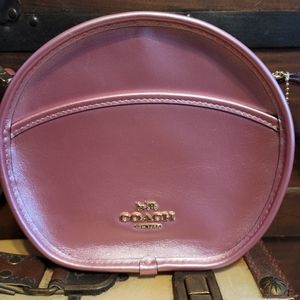 Coach Metallic Pink Crossbody